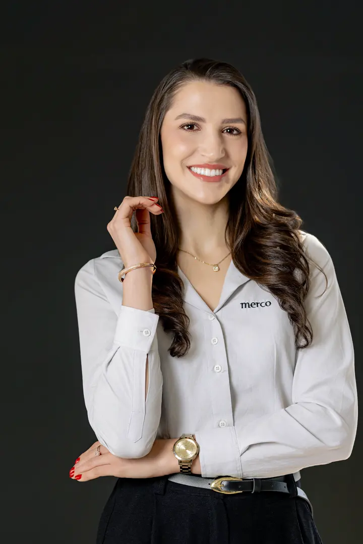 Marina, consultora financeira da Merco